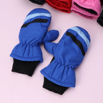 Υπαίθρια ζεστά γάντια σκι για παιδιά αδιάβροχα αντιανεμικά με αντιολισθητικό δέρμα
