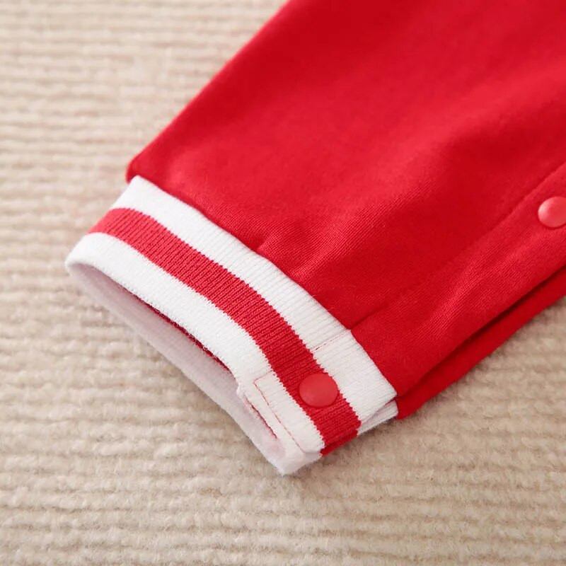 Kevadine ja sügisene poiste ja tüdrukute sportlik ja kena digitaaltrükiga puuvillane mugav pikkade varrukatega beebibody