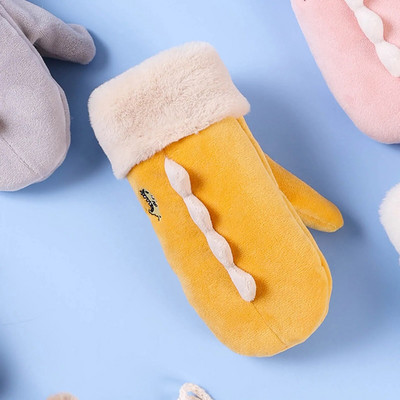 Vaikiškos pirštinės Maži berniukai mergaitėms Kūdikių pirštinės žieminės storos pirštinės vaikams žieminės pirštinės Pirštinės Šiltos sniego pirštinės перчатки