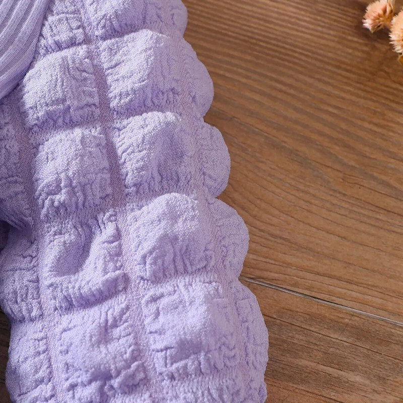 Prowow 3-24M Beebikleidid Talvised Pikkad Puhvis varrukatega Soliidne Korea kleit Tüdrukutele Peapaelaga Vastsündinud väikelaste tüdrukute riided