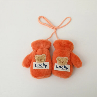 Pehmed Talvised Beebikindad Köiega Cartoon Karu Soojad Täissõrmed Pakseneb 2-6 aastat Lapsed Labakindad Poistele Tüdrukutele Laste Kindad