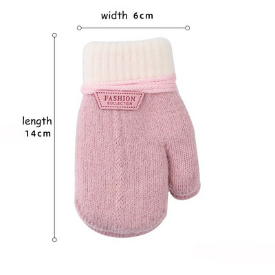 Pehmed Talvised Beebikindad Köiega Cartoon Karu Soojad Täissõrmed Pakseneb 2-6 aastat Lapsed Labakindad Poistele Tüdrukutele Laste Kindad