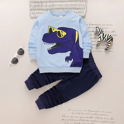 2023 Toamna Copii Băieți Seturi de îmbrăcăminte Copii Litere Print Pulovere Topuri și Pantaloni 2 buc Costume Sport Bebeluși Fete Ținute casual