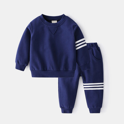 2023 Toamna Copii Băieți Seturi de îmbrăcăminte Copii Litere Print Pulovere Topuri și Pantaloni 2 buc Costume Sport Bebeluși Fete Ținute casual