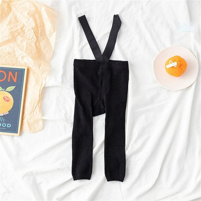 Есенни памучни дрехи за новородено момиченце Неща Трикотажни плетени чорапогащници за бебета с висока талия Бебешко долнище за момчета