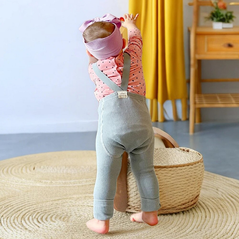 Sügispuuvill Vastsündinud beebitüdruku riided Asjad Sukad Kootud Kõrge vöökohaga Väikelapse Imiku sukkpüksid Poisi Retuusid Beebipüksid