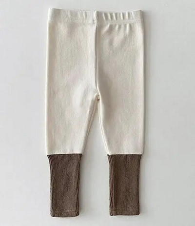 Φθινόπωρο χειμώνα αγόρι κορίτσι Παιδιά με ραβδώσεις fleece ζεστό κολάν μωρό βαμβακερό Splicing casual παντελόνι Fashion Infant Plus Velvet παντελόνι