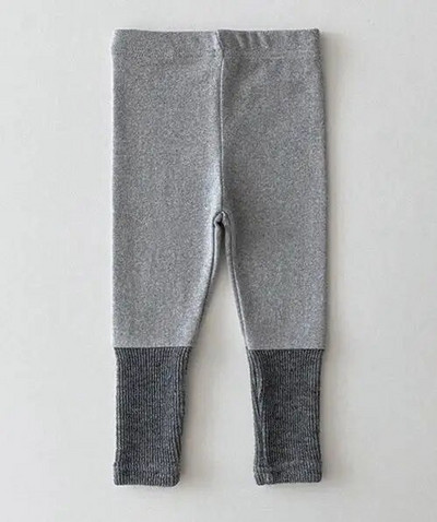 Φθινόπωρο χειμώνα αγόρι κορίτσι Παιδιά με ραβδώσεις fleece ζεστό κολάν μωρό βαμβακερό Splicing casual παντελόνι Fashion Infant Plus Velvet παντελόνι