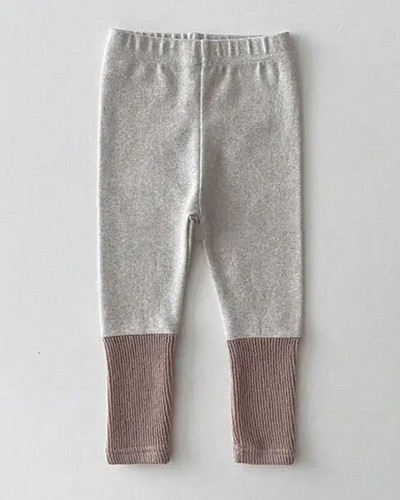 Φθινόπωρο χειμώνα αγόρι κορίτσι Παιδιά με ραβδώσεις fleece ζεστό κολάν μωρό βαμβακερό Splicing casual παντελόνι Fashion Infant Plus Velvet παντελόνι