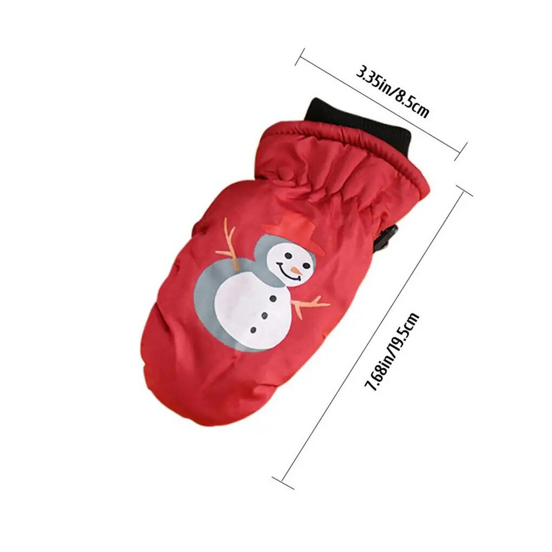 Παιδικά γάντια σκι Παιδικά χειμωνιάτικα γάντια χεριών θερμότερο υπαίθριο ιππασία αγόρια