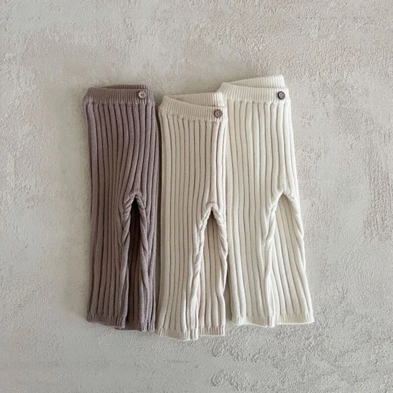 Väikelapsed Poisid Tüdrukud Säärised Koo Puuvillane Laste Püksid Beebipüksid Sügisbeebirõivad Imiku vabaaja püksid