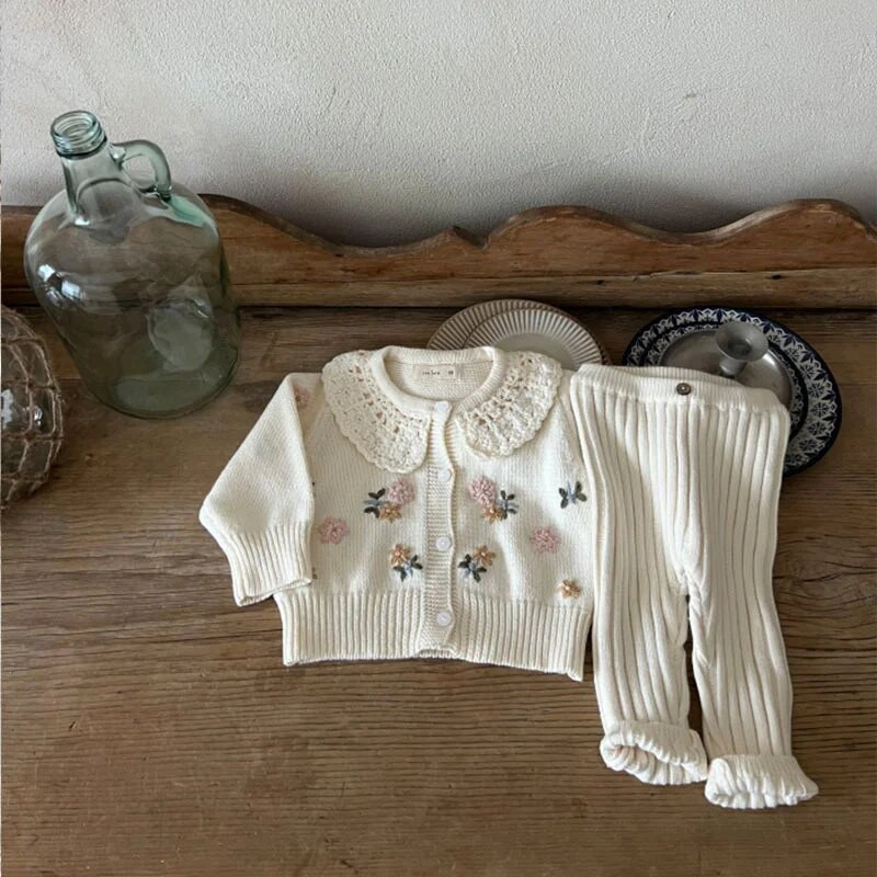 Väikelapsed Poisid Tüdrukud Säärised Koo Puuvillane Laste Püksid Beebipüksid Sügisbeebirõivad Imiku vabaaja püksid