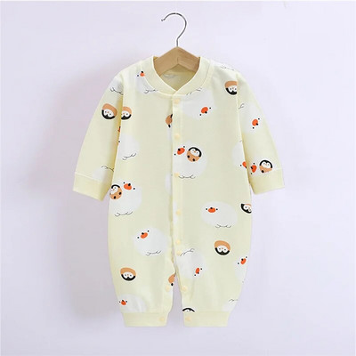 Romperă pentru nou-născuți din bumbac Haine pentru fetiță Costum pentru nou-născut băiat 0 12 luni Articole Salopete pentru copii Body-uri Îmbrăcăminte într-o singură piesă