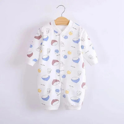 Romperă pentru nou-născuți din bumbac Haine pentru fetiță Costum pentru nou-născut băiat 0 12 luni Articole Salopete pentru copii Body-uri Îmbrăcăminte într-o singură piesă