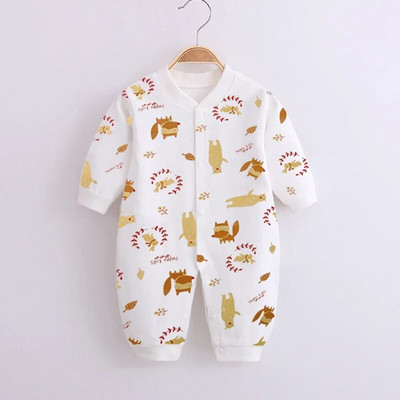 Romperă pentru nou-născuți din bumbac Haine pentru fetiță Costum pentru nou-născut băiat 0 12 luni Articole Salopete pentru copii Body-uri Îmbrăcăminte într-o singură piesă