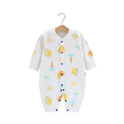 Romperă pentru nou-născuți din bumbac Haine pentru fetiță Costum pentru nou-născut băiat 0 12 luni Articole Salopete pentru copii Body-uri Îmbrăcăminte într-o singură piesă