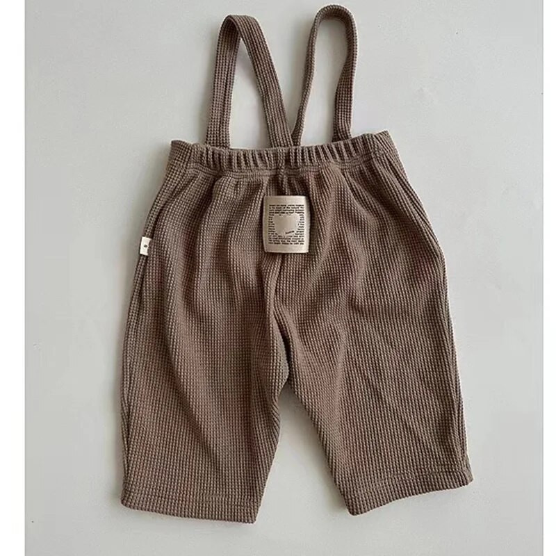 4866B Pantaloni pentru bebeluși Pantaloni cu bretele pentru băieți 2023 Primăvară și toamnă pentru bebeluși cu bretele elastice Pantaloni cu bretele elastice pentru fete.