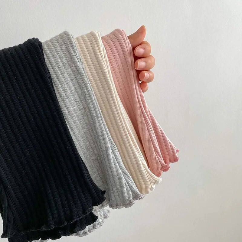 MILANCEL, primăvară 2023, haine noi pentru bebeluși, pantaloni evazați pentru copii mici, pantaloni uni pentru fete