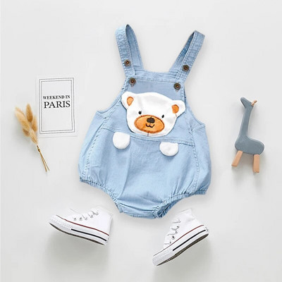 IENENS Copii Pulovere pentru bebeluși Băieți Fete Haine Pantaloni Pantaloni scurți de blugi Blugi Salopete pentru copii mici Salopete pentru nou-născut Îmbrăcăminte Pantaloni
