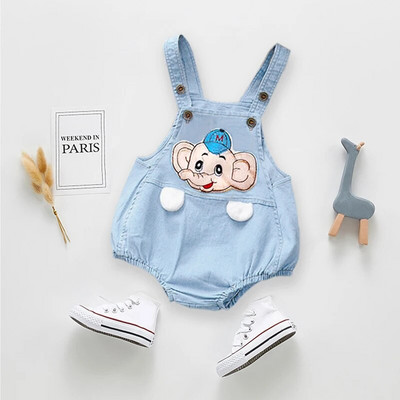 IENENS Copii Pulovere pentru bebeluși Băieți Fete Haine Pantaloni Pantaloni scurți de blugi Blugi Salopete pentru copii mici Salopete pentru nou-născut Îmbrăcăminte Pantaloni