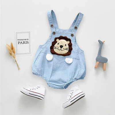 IENENS Copii Pulovere pentru bebeluși Băieți Fete Haine Pantaloni Pantaloni scurți de blugi Blugi Salopete pentru copii mici Salopete pentru nou-născut Îmbrăcăminte Pantaloni