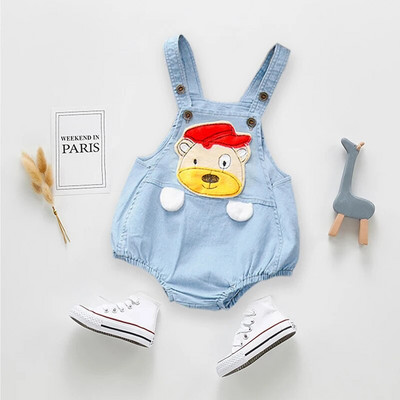 IENENS Copii Pulovere pentru bebeluși Băieți Fete Haine Pantaloni Pantaloni scurți de blugi Blugi Salopete pentru copii mici Salopete pentru nou-născut Îmbrăcăminte Pantaloni