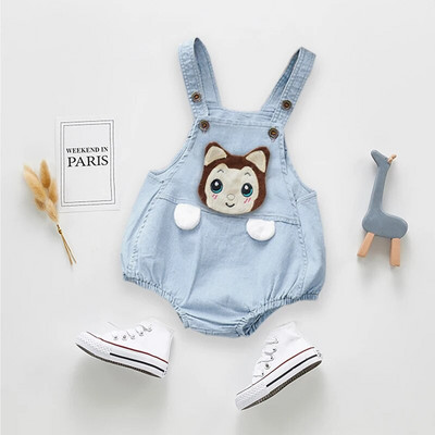IENENS Copii Pulovere pentru bebeluși Băieți Fete Haine Pantaloni Pantaloni scurți de blugi Blugi Salopete pentru copii mici Salopete pentru nou-născut Îmbrăcăminte Pantaloni