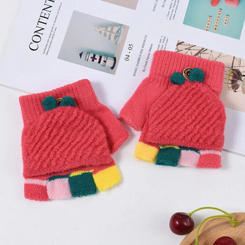 Χειμερινά παιδικά γάντια χαριτωμένα κινούμενα σχέδια με πλήρες δάχτυλο Παιδικά γάντια μωρά αγόρια κορίτσια Γάντια πλεκτά μαλλί Ζεστό Варежки Детские
