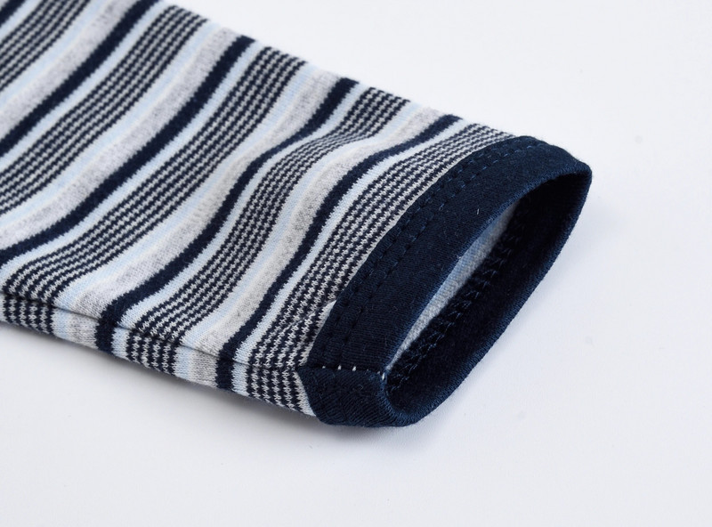 Νέα Φθινοπωρινά χειμωνιάτικα Βρεφικά Ρούχα Νεογέννητα Βαμβακερά Ριγέ Κινούμενα Σχέδια Μακρυμάνικη φόρμα για αγοράκι Ρόπα Ρούχα