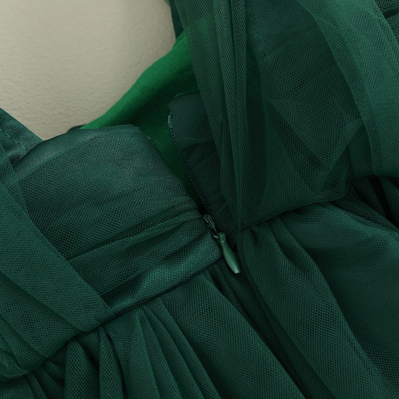 EWODOS 0-3 ετών Βρεφικά κορίτσια Χριστουγεννιάτικο φόρεμα Slip Sweet Bow Tulle Φόρεμα από τούλι Χριστουγεννιάτικη στολή Κοριτσίστικα Πρωτοχρονιάτικα φορέματα