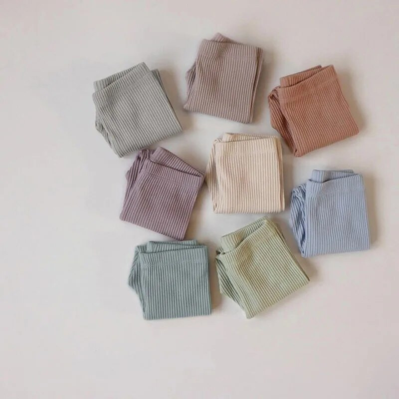 Παιδικό παντελόνι Fresh Pit Pattern Βαμβακερό κολάν 2022 Φθινόπωρο Βρεφικό κολάν Baby Elastic Basic κολάν μωρό πιτζάμες