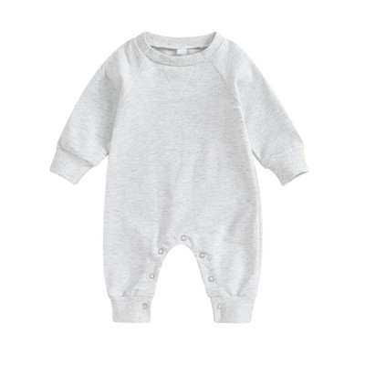 ma&baby 0-18M nou-născut nou-născut bebeluș băiat fată salopetă culoare solidă cu mânecă lungă salopetă casual toamnă primăvară îmbrăcăminte pentru copii