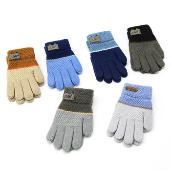 Παιδικά γάντια πλεκτά γάντια χοντρά ζεστά γάντια μαλακά παιδικά γάντια αγόρια για κορίτσια γάντια χοντρά κρατήστε ζεστά γάντια για 4-7 χρόνια