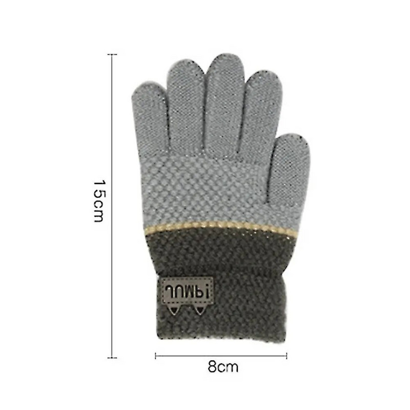 Παιδικά γάντια πλεκτά γάντια χοντρά ζεστά γάντια μαλακά παιδικά γάντια αγόρια για κορίτσια γάντια χοντρά κρατήστε ζεστά γάντια για 4-7 χρόνια