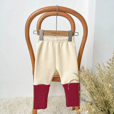 Colanți pentru fetiță, din lână caldă, iarnă pentru fete, colanți cu nervuri pentru copii mici, pantaloni pentru copii, pantaloni de toamnă, 0-3 ani, haine pentru copii