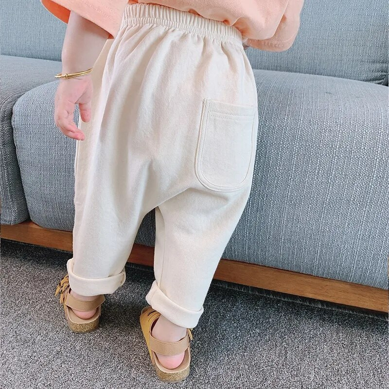 Baby Simple Solid κολάν για κορίτσια All-match Ριγέ Skinny Παντελόνι Παιδικό Βαμβακερό Elasticity Slim Παντελόνι Newborn Boy Stretch Παντελόνι