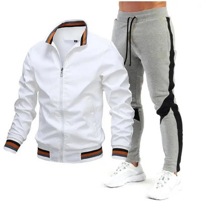 Set jachetă + pantaloni alergare sport îmbrăcăminte bărbătească
