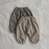 Νέο Baby Boys Casual Παντελόνι Άνοιξη Φθινόπωρο Βρέφος νήπιο ριγέ παντελόνι κορίτσια Βαμβακερό χαλαρό άνετο ευέλικτο παντελόνι χαρέμι