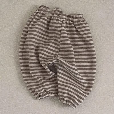 Νέο Baby Boys Casual Παντελόνι Άνοιξη Φθινόπωρο Βρέφος νήπιο ριγέ παντελόνι κορίτσια Βαμβακερό χαλαρό άνετο ευέλικτο παντελόνι χαρέμι