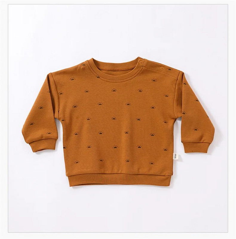 Uued sügistalvised beebiriided, puuvillased trükised, pikkade varrukatega topp + püksid, armsad imikute koduriided, ülikonnad