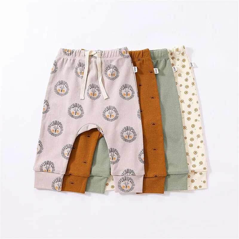 Uued sügistalvised beebiriided, puuvillased trükised, pikkade varrukatega topp + püksid, armsad imikute koduriided, ülikonnad