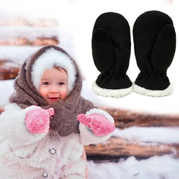 Γάντια Αγόρια Ζεστό Βρεφικό Χειμωνιάτικο Φλις Χιονιού 14 Χρόνια Γάντια Γάντια για Παιδιά Κορίτσια Snow For Baby Ski Gloves Gloves перчатки