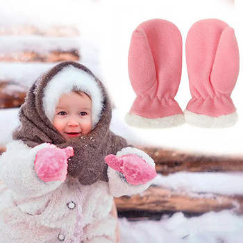 Γάντια Αγόρια Ζεστό Βρεφικό Χειμωνιάτικο Φλις Χιονιού 14 Χρόνια Γάντια Γάντια για Παιδιά Κορίτσια Snow For Baby Ski Gloves Gloves перчатки