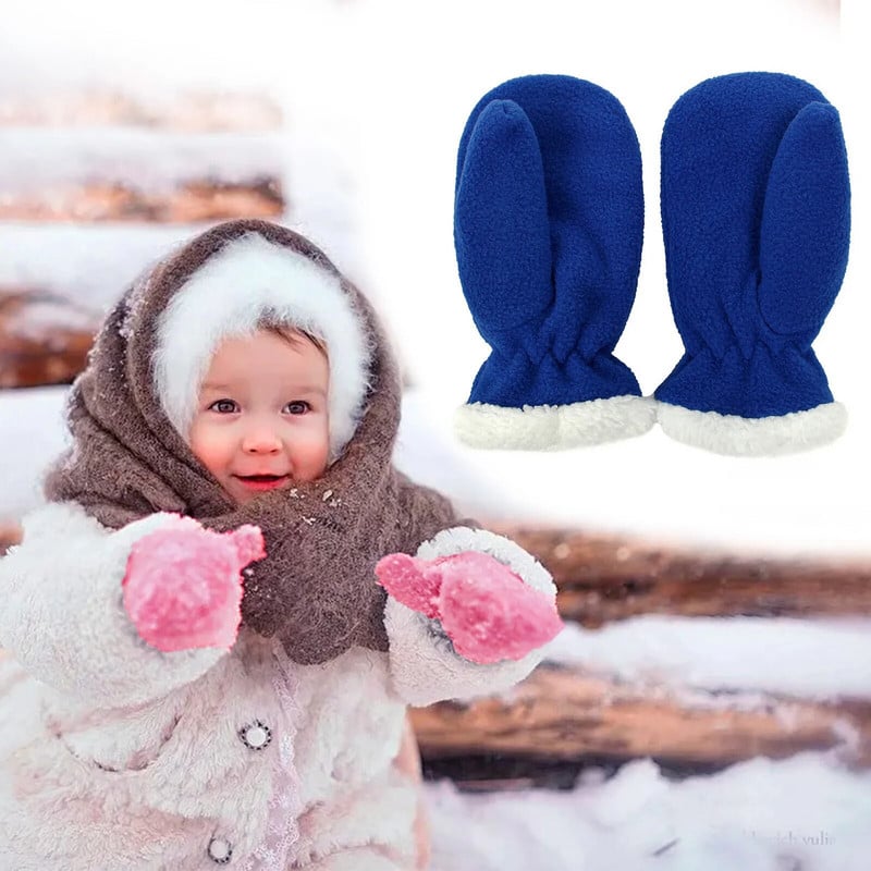 Γάντια Αγόρια Ζεστό Βρεφικό Χειμωνιάτικο Φλις Χιονιού 14 Χρόνια Γάντια Γάντια για Παιδιά Κορίτσια Snow For Baby Ski Gloves Gloves перчатки
