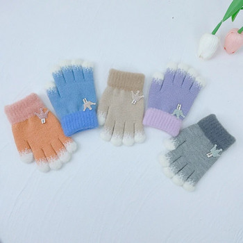 Χειμερινά Παιδικά Γάντια Νηπιαγωγείου Πλήρες Δάχτυλα Γάντια Μωρού Χέρι Ζεστό Αγόρι Κορίτσι Χοντρό Πλεκτό Γάντι Παιδικά Γάντια 어린이장갑