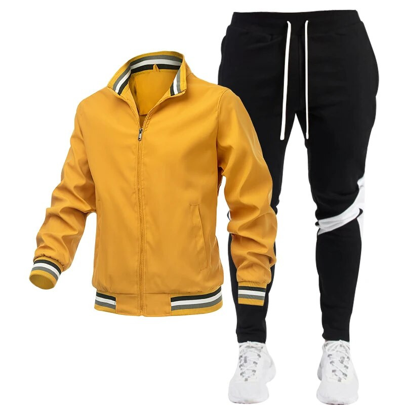 2023 Nou set de jachete de golf pentru bărbați pentru sporturi în aer liber Set de golf rezistent la vânt, ușor, respirabil, cu fermoar, jachetă de pescuit, set cald confortabil.