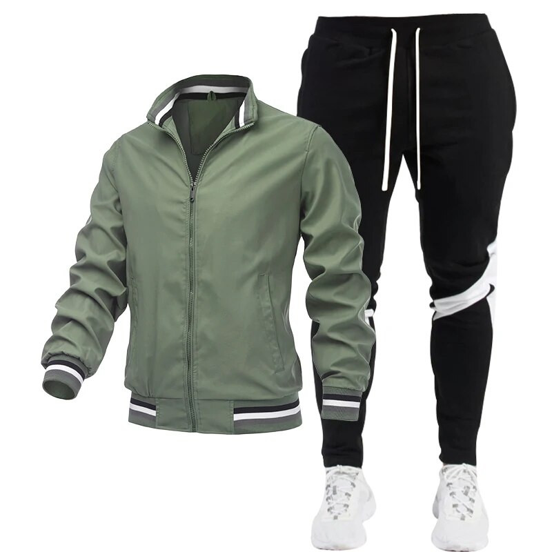 2023 Nou set de jachete de golf pentru bărbați pentru sporturi în aer liber Set de golf rezistent la vânt, ușor, respirabil, cu fermoar, jachetă de pescuit, set cald confortabil.