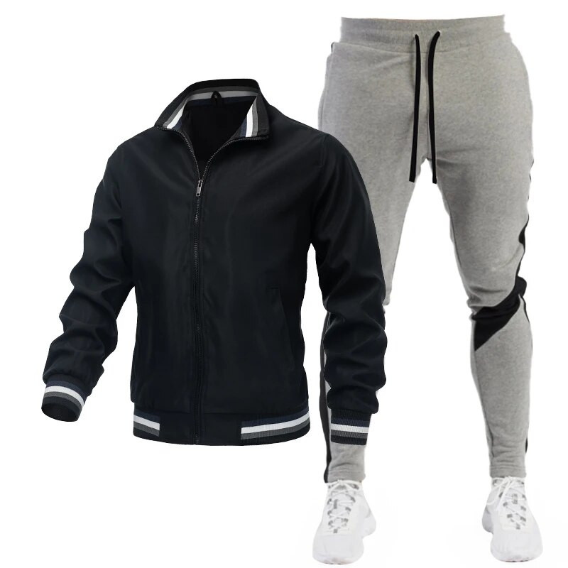 2023 Nou set de jachete de golf pentru bărbați pentru sporturi în aer liber Set de golf rezistent la vânt, ușor, respirabil, cu fermoar, jachetă de pescuit, set cald confortabil.