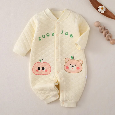 Ρόμπερ για κοριτσάκια αγόρια 100% βαμβακερό φθινοπωρινό χειμερινό κορμάκι & μονοκόμματα βρεφικά ρούχα για κοριτσάκια Ολόσωμη φόρμα μόδας
