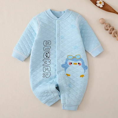 Ρόμπερ για κοριτσάκια αγόρια 100% βαμβακερό φθινοπωρινό χειμερινό κορμάκι & μονοκόμματα βρεφικά ρούχα για κοριτσάκια Ολόσωμη φόρμα μόδας